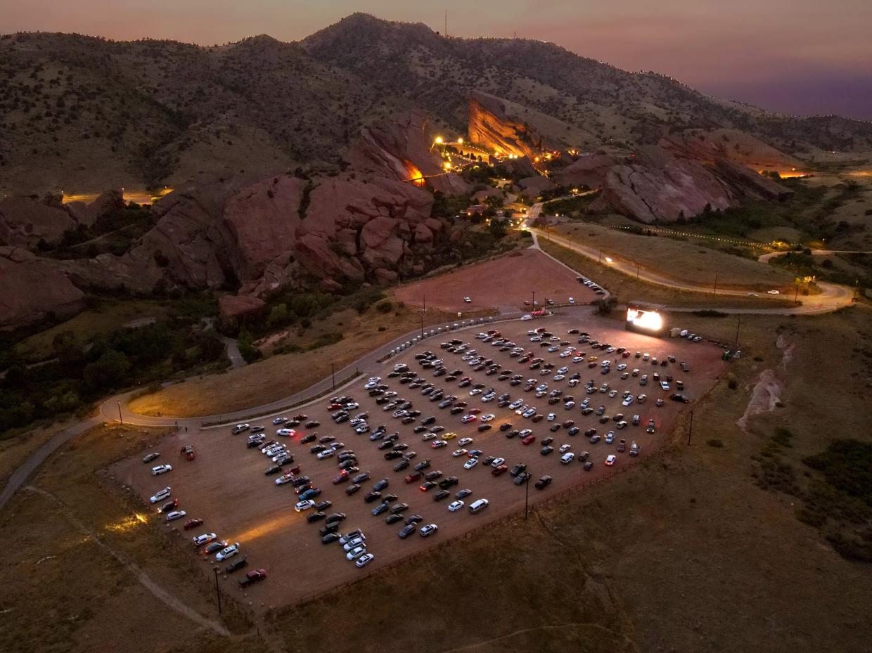 Film on the Rocks Brings Drive-In and Amphitheater Screenings to Red Rocks