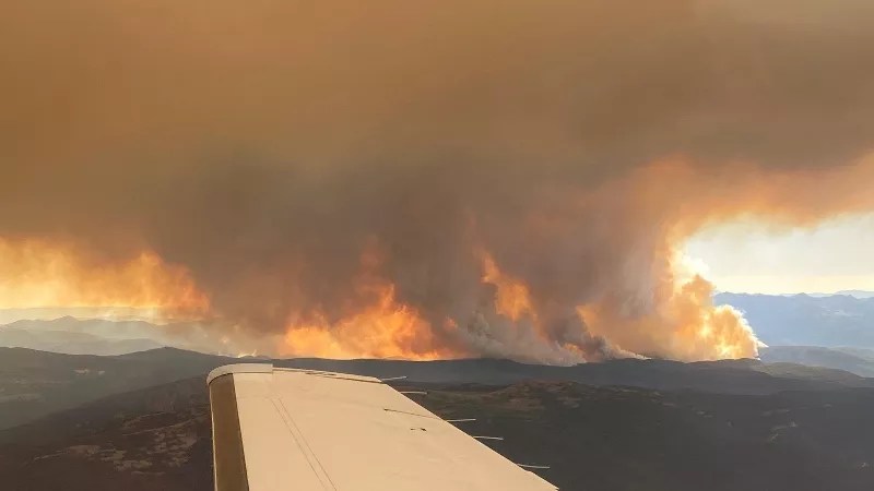 Cameron Peak Fire Explodes Prior to Storm