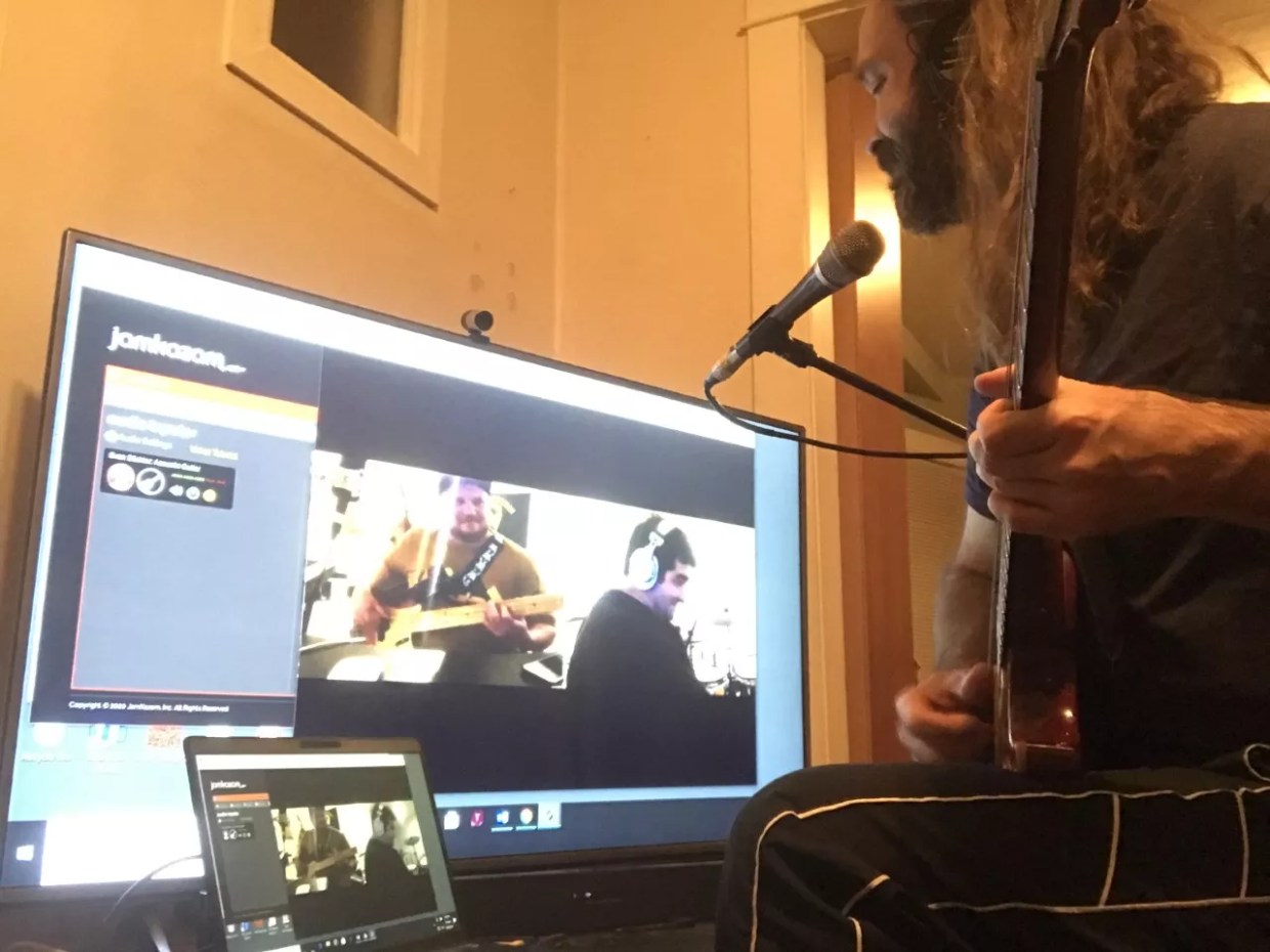 Easing the Pandemic With Online Jamming