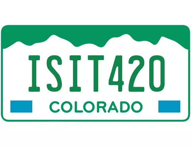 Colorado Auctioning Stoner License Plates for Charity