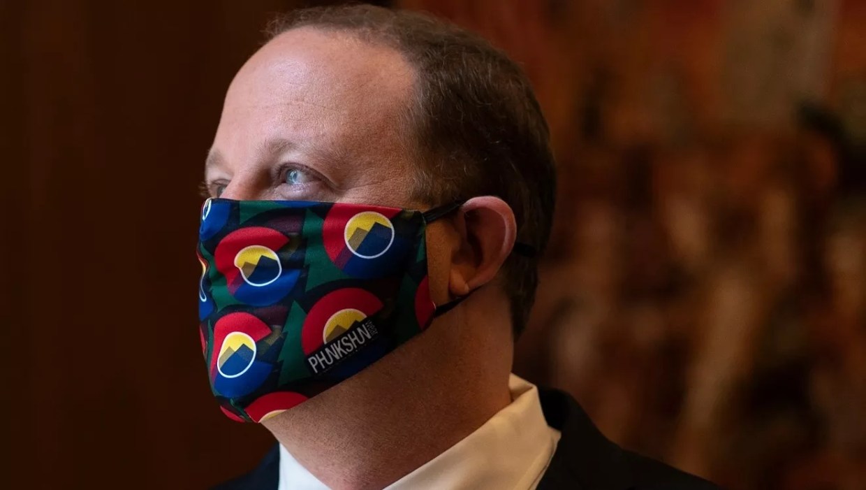 Polis: If You Hate Mask Rules, Be Civil, Not Violent