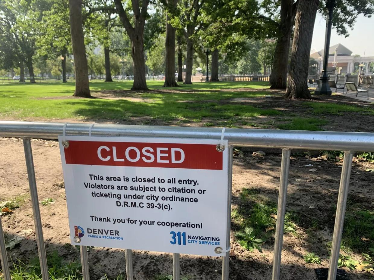 Denver Reopening Parts of Civic Center Park November 3