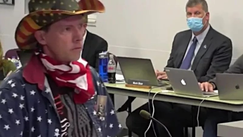 Angry Rant Against Safety Rules at Douglas County School Board Meeting