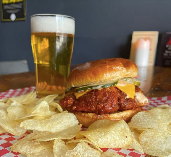 hot chicken sandwich