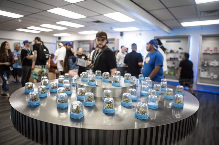 Inside of a Cookies dispensary in Colorado