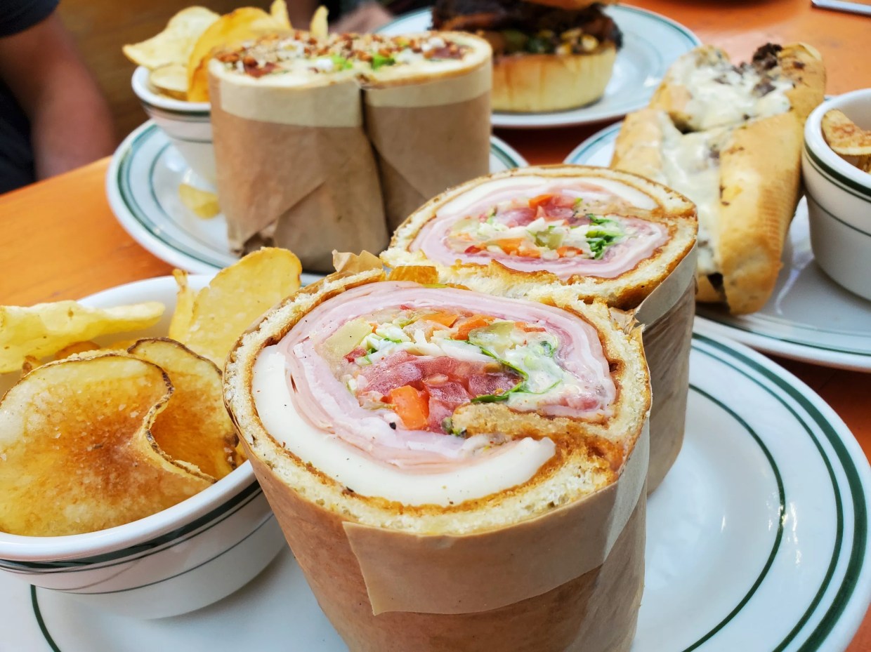 sandwich on a plate