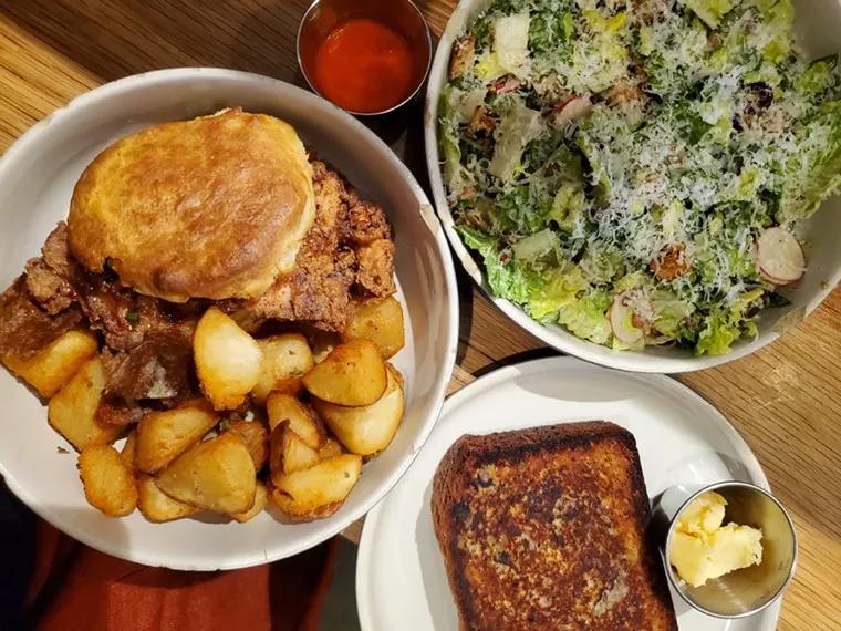 various dishes