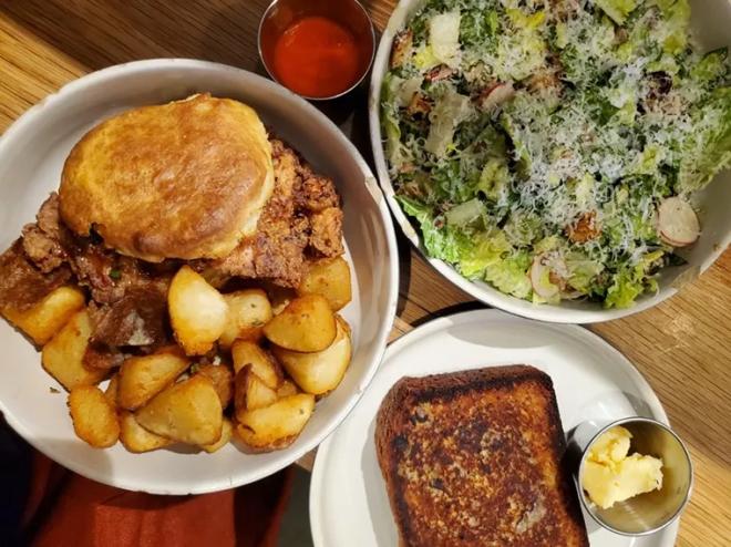 various dishes