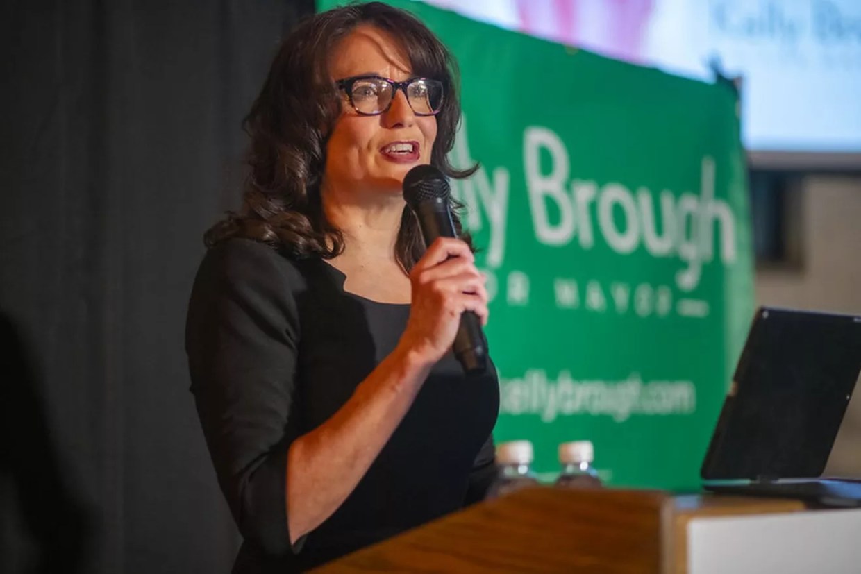 Kelly Brough female candidate.