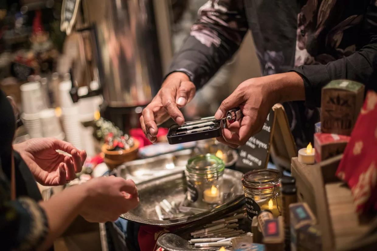 Cannabis farmers' market in Denver