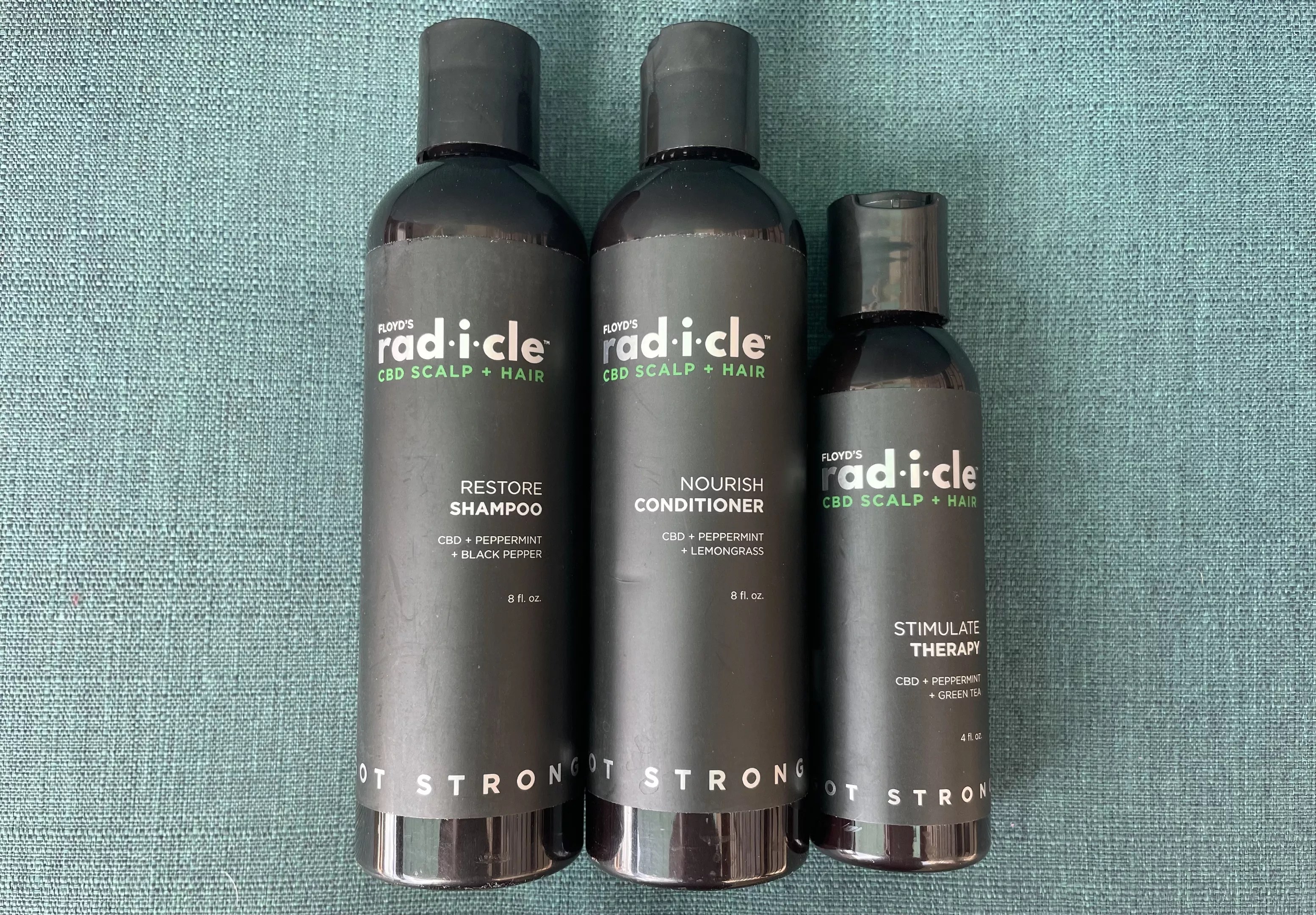 Floyd's 99 Barbershop has released a line of CBD shampoo, conditioner and scalp treatment.