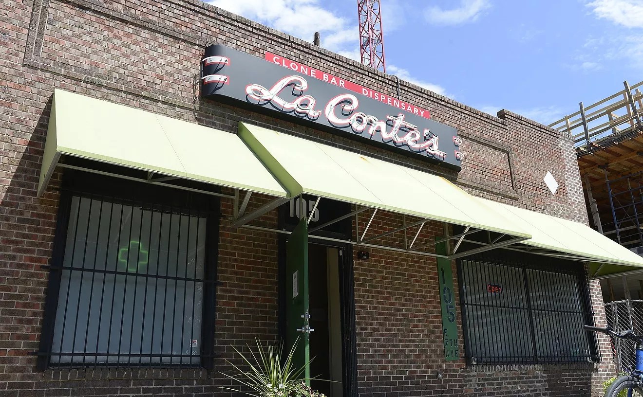 LaConte's dispensary at 105 East 7th Avenue closed in March of 2023.