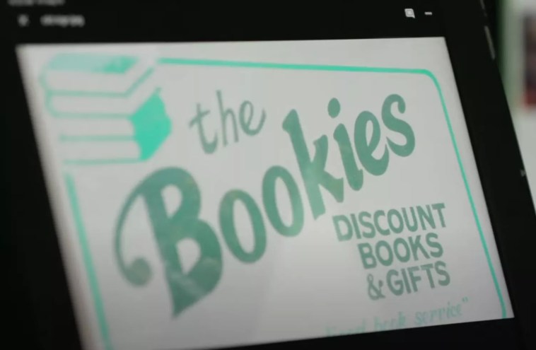 a bookstore sign