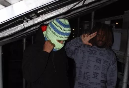 two men on a train
