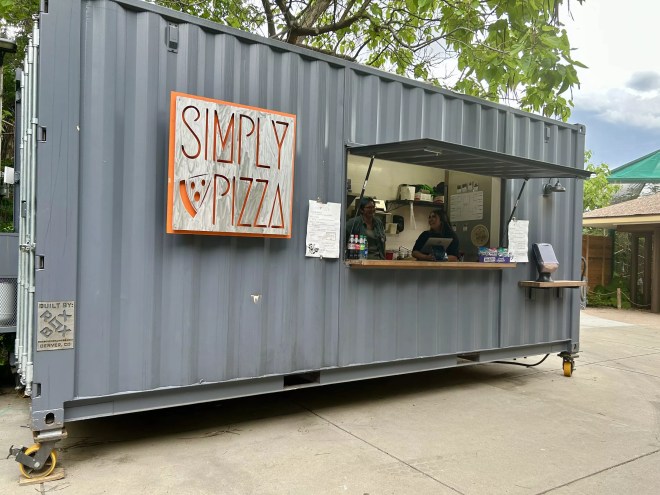 A shipping container kitchen