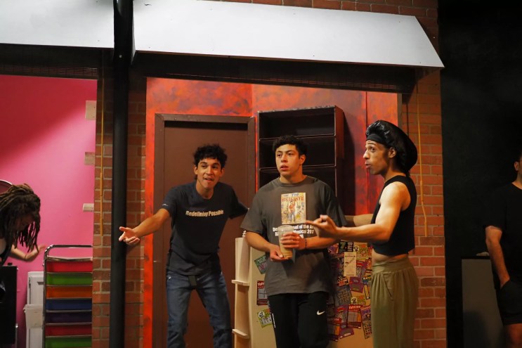 actors on stage