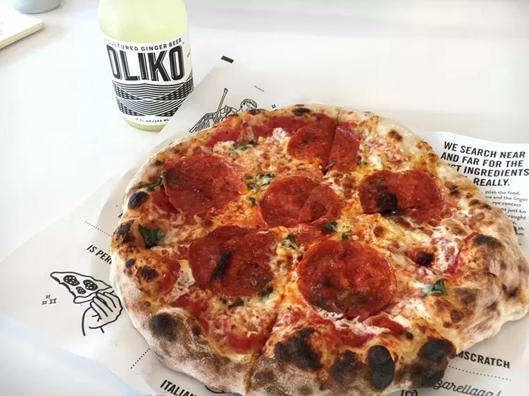 pizza on paper