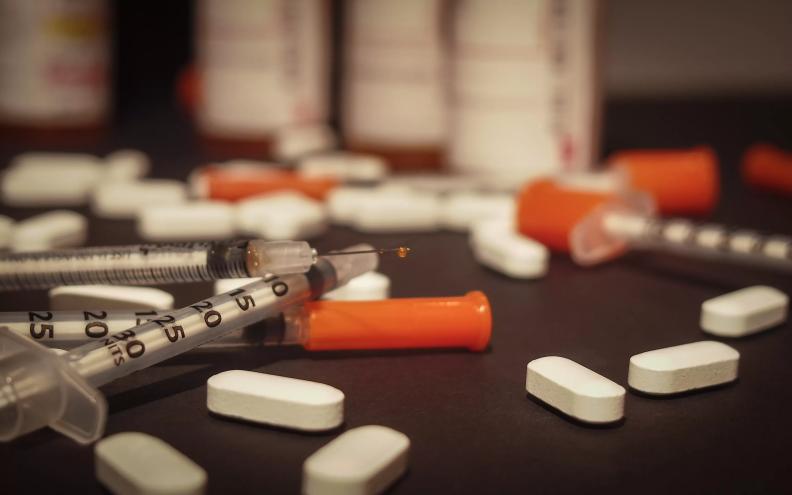 pills and prescription bottles