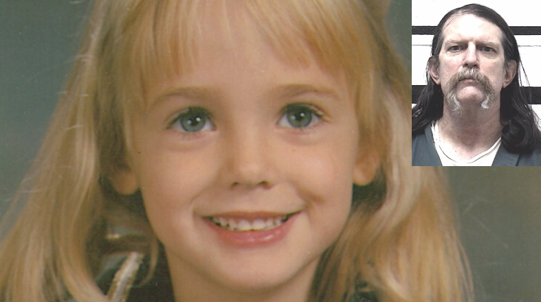 A photo composite of JonBenét Ramsey