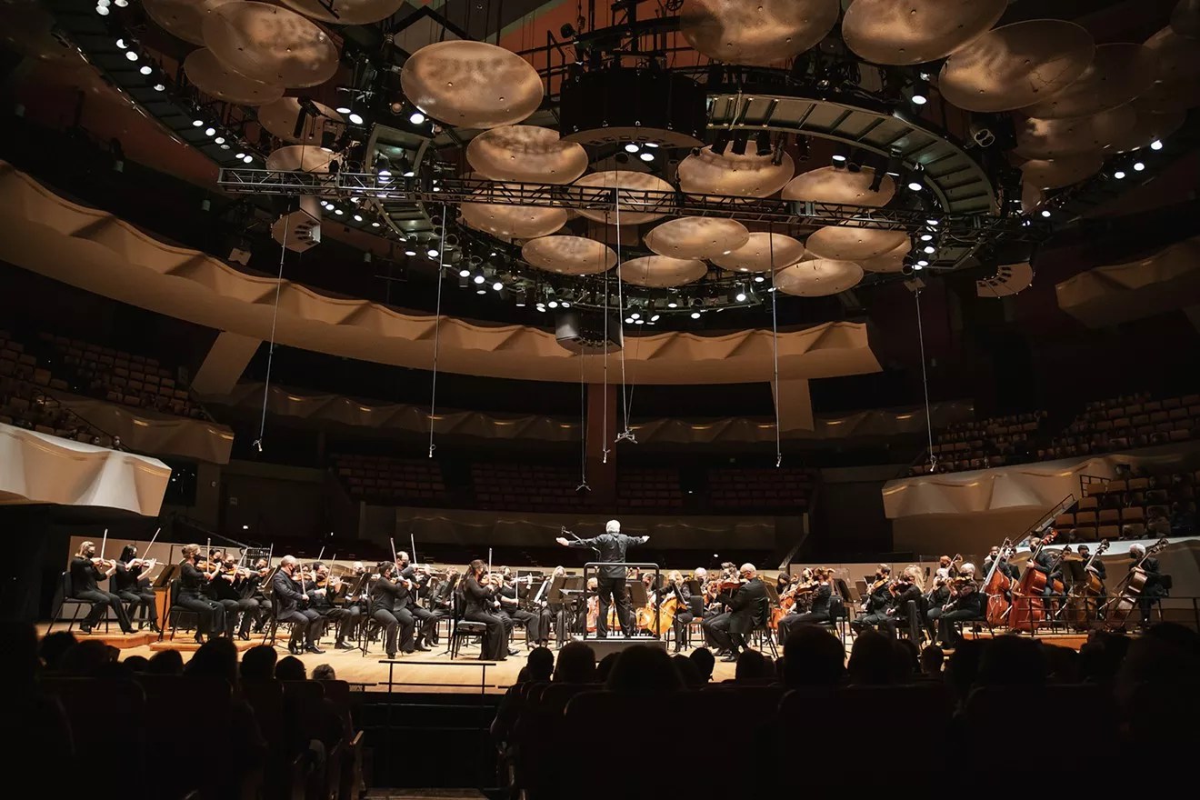 a symphony orchestra playing
