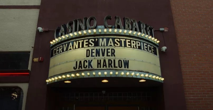 a sign outside of a music venue