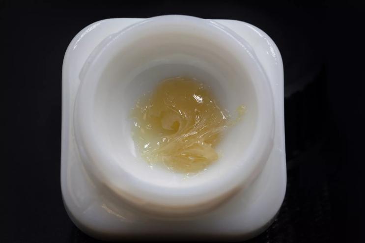 A gram of rosin cannabis extract
