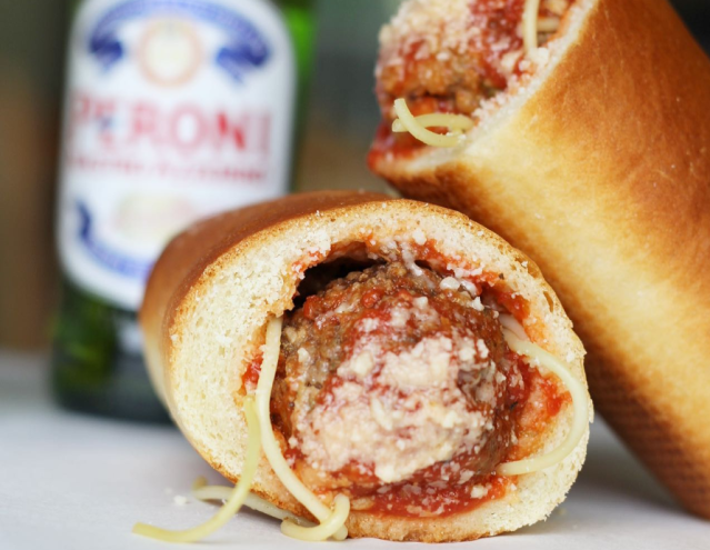 a meatball sandwich