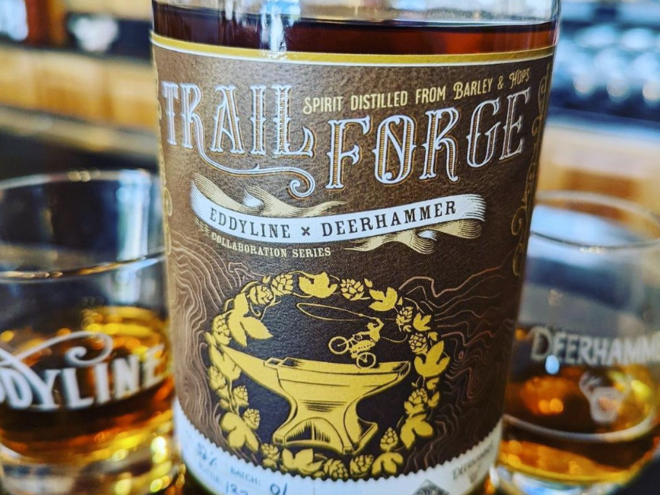 a bottle of whiskey