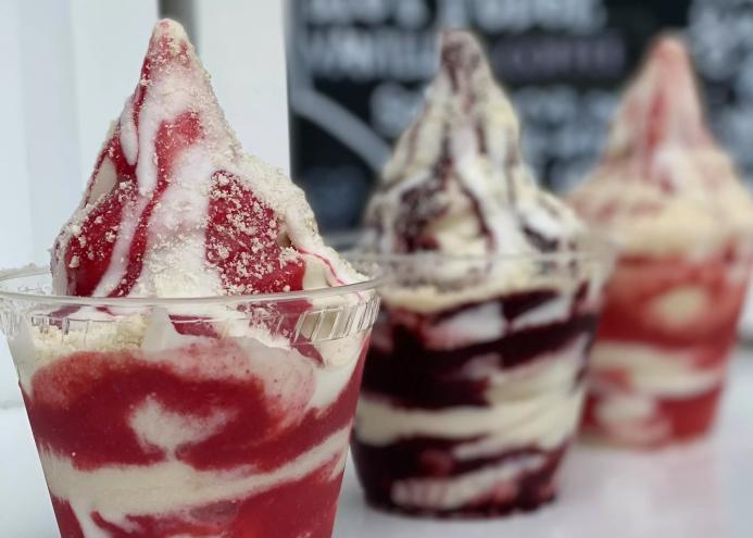 ice cream sundaes
