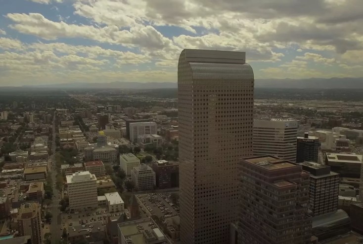 skyline of Denver