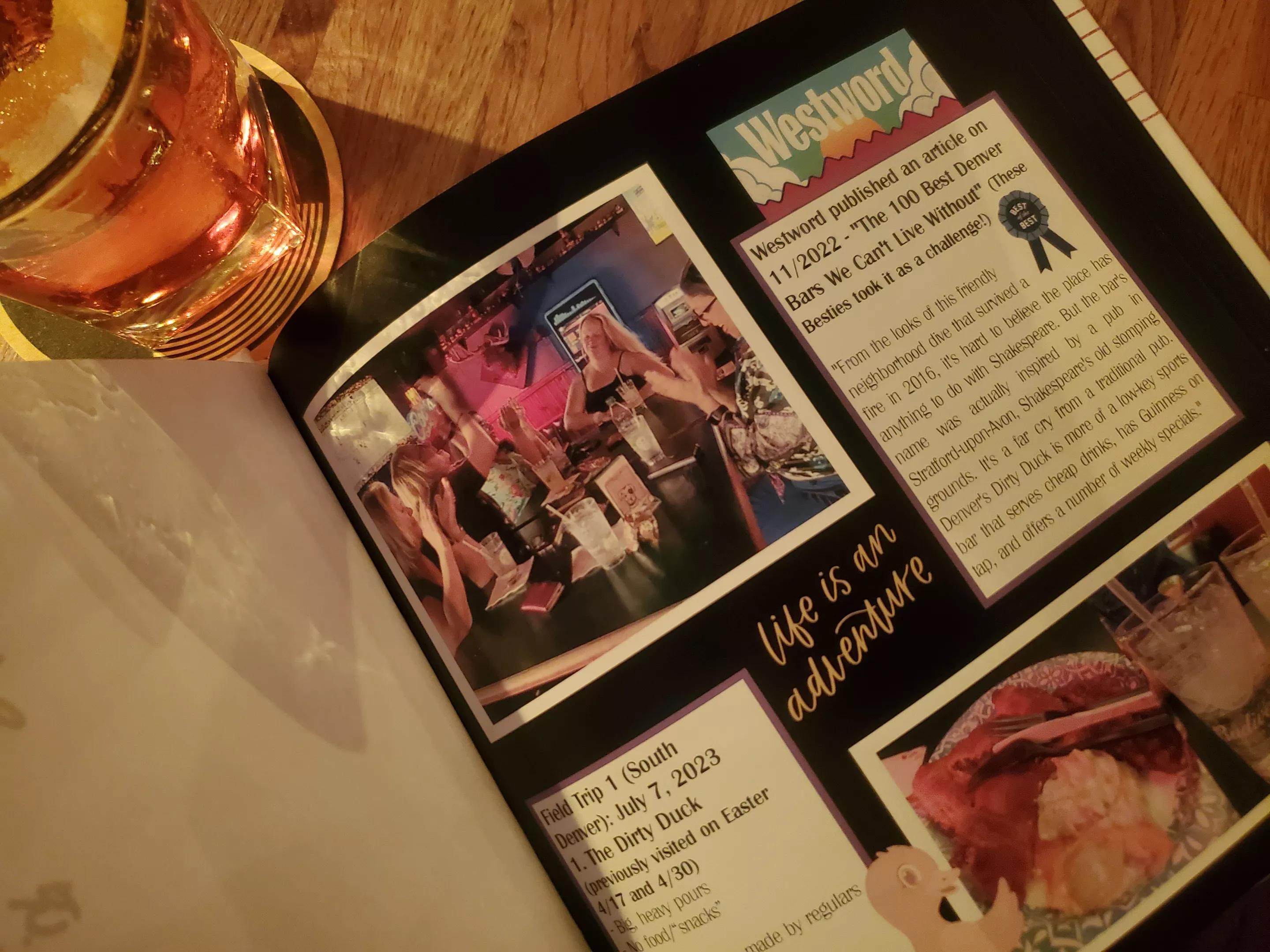 a scrapbook