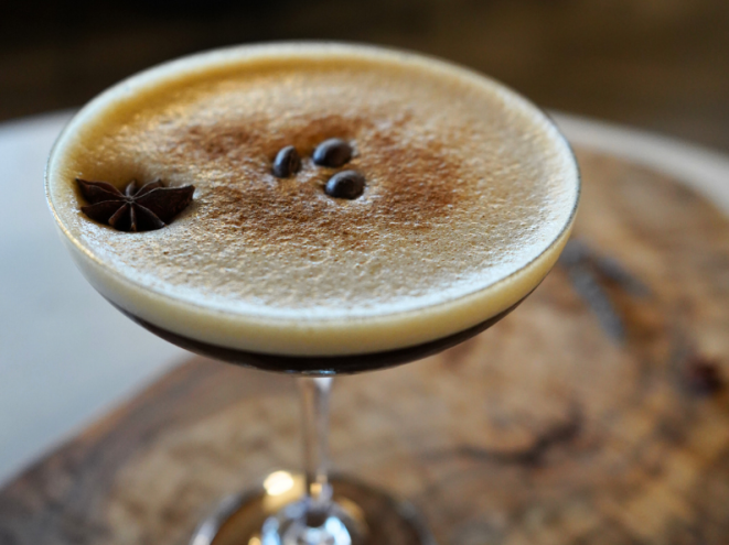 an espresso martini