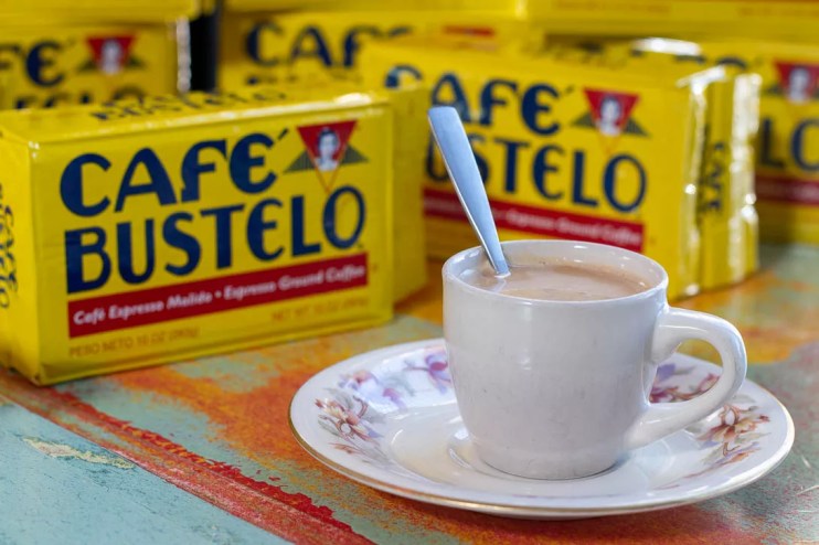 coffee in a white cup