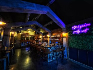 interior of a bar