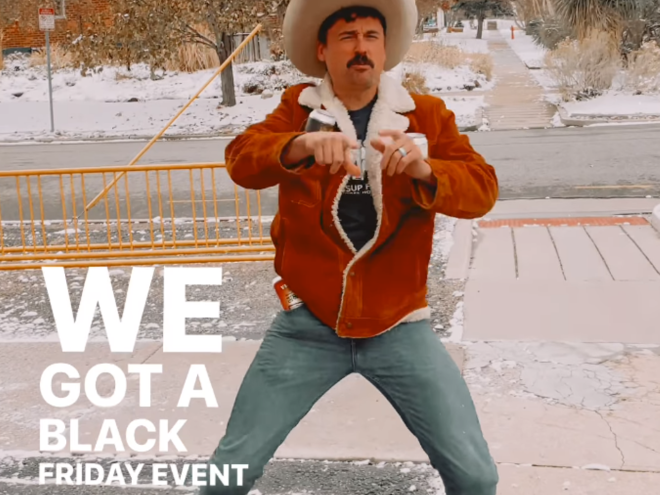 man in a cowboy hat