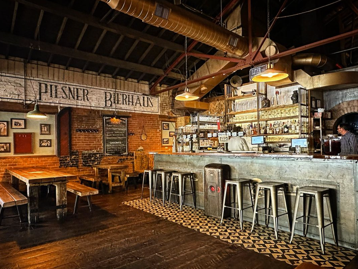 Old style European bar.