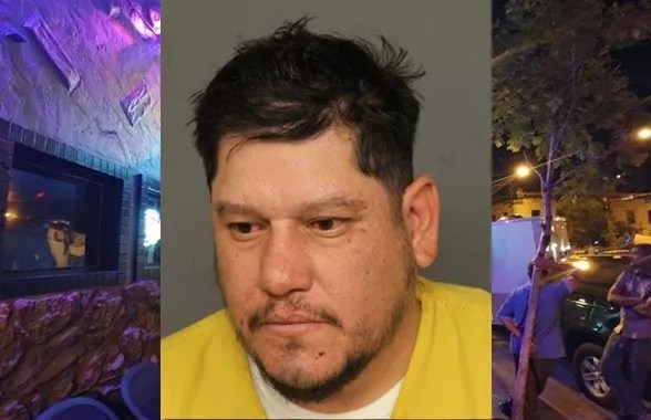 A mugshot of Adrian Alamillo-Gonzales, who is accused of kidnapping, attempted sexual assault and unlawful sexual contact.