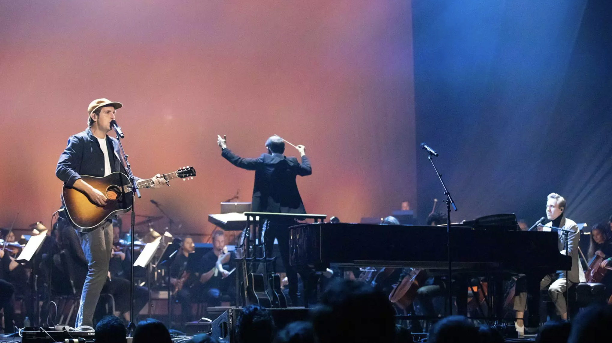 musicians on stage