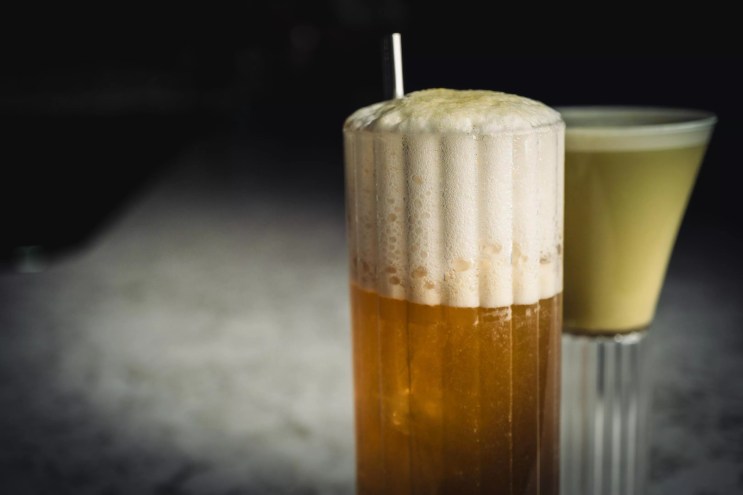two cocktails
