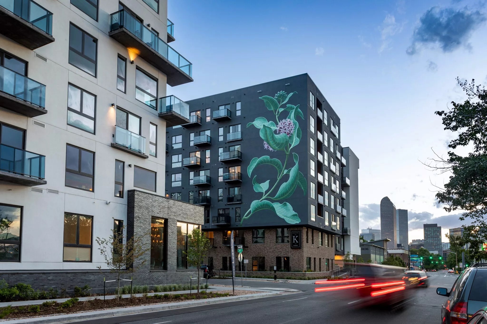 A residential apartment building called the Kendrick