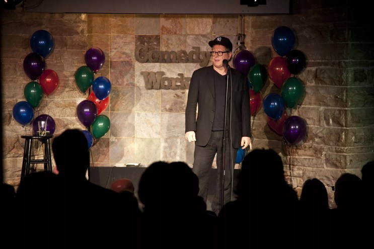 comedian on stage