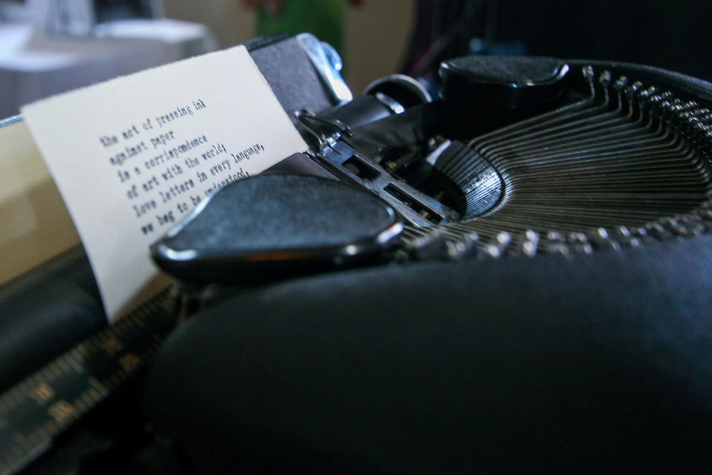 old typewriter