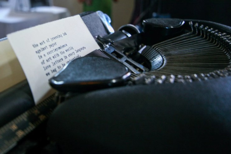 old typewriter