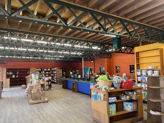 interior of a bookstore