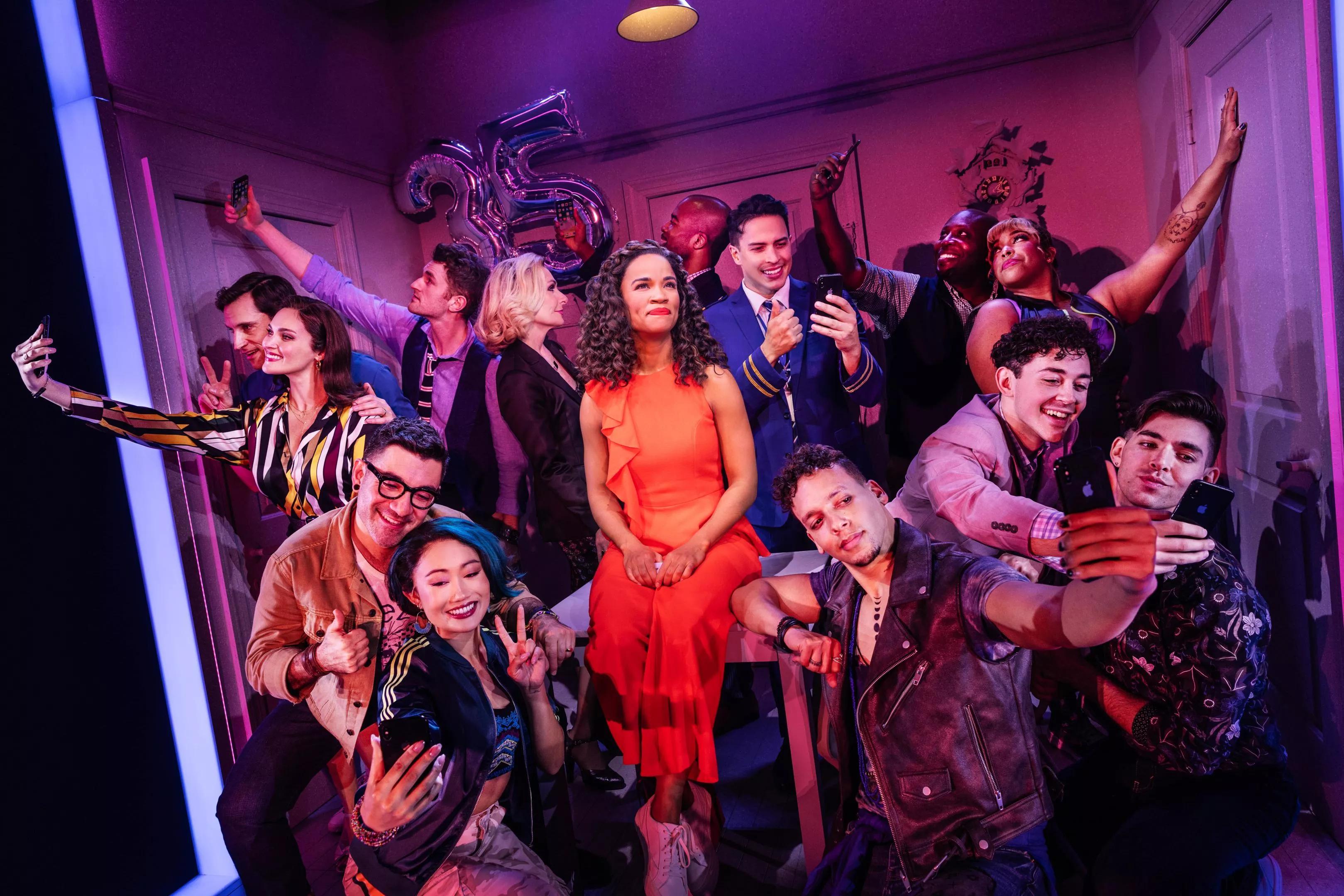 cast of Stephen Sondheim's musical Company