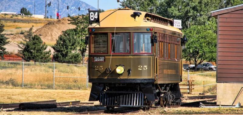 Old trolley car