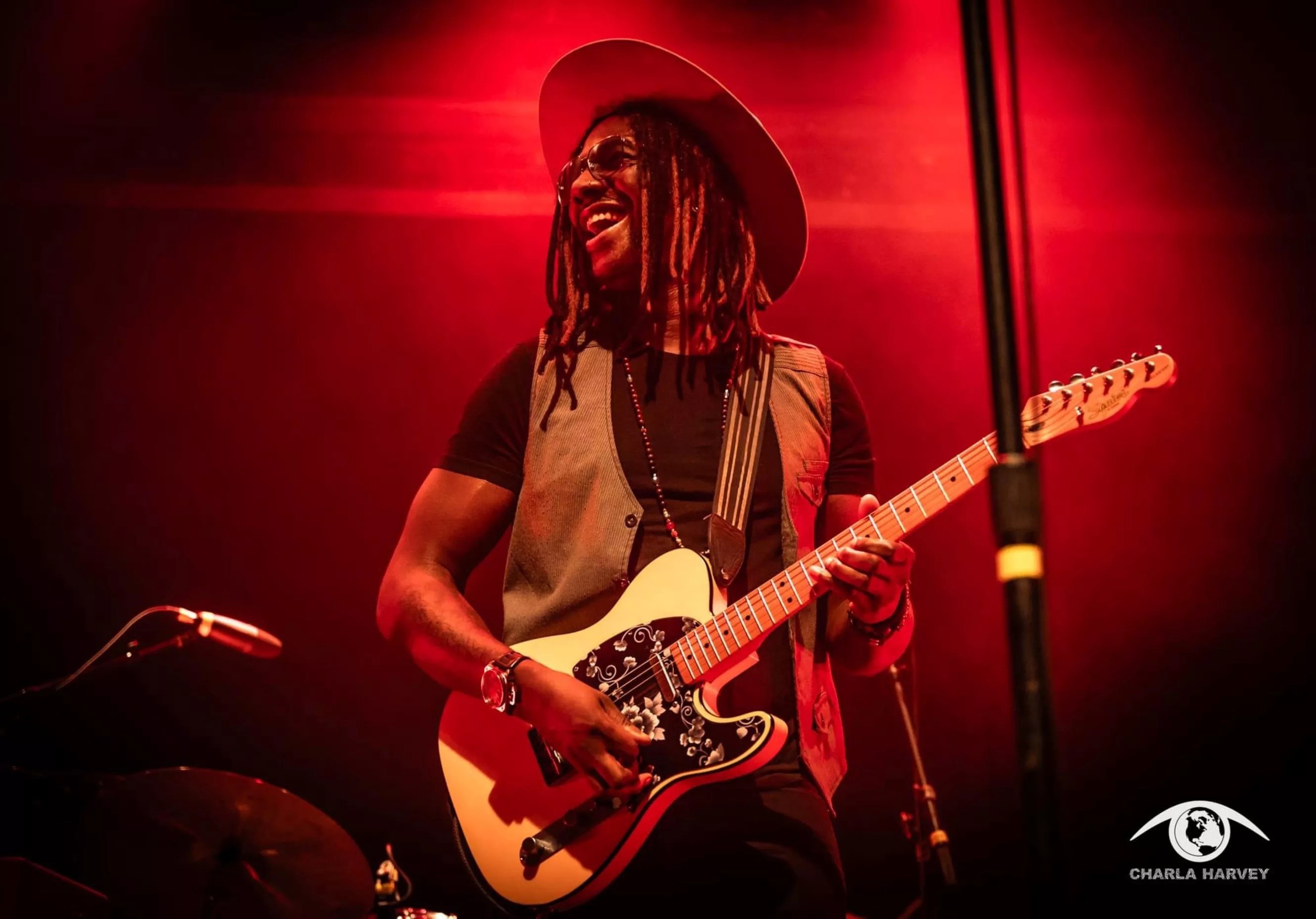 man playing guitar