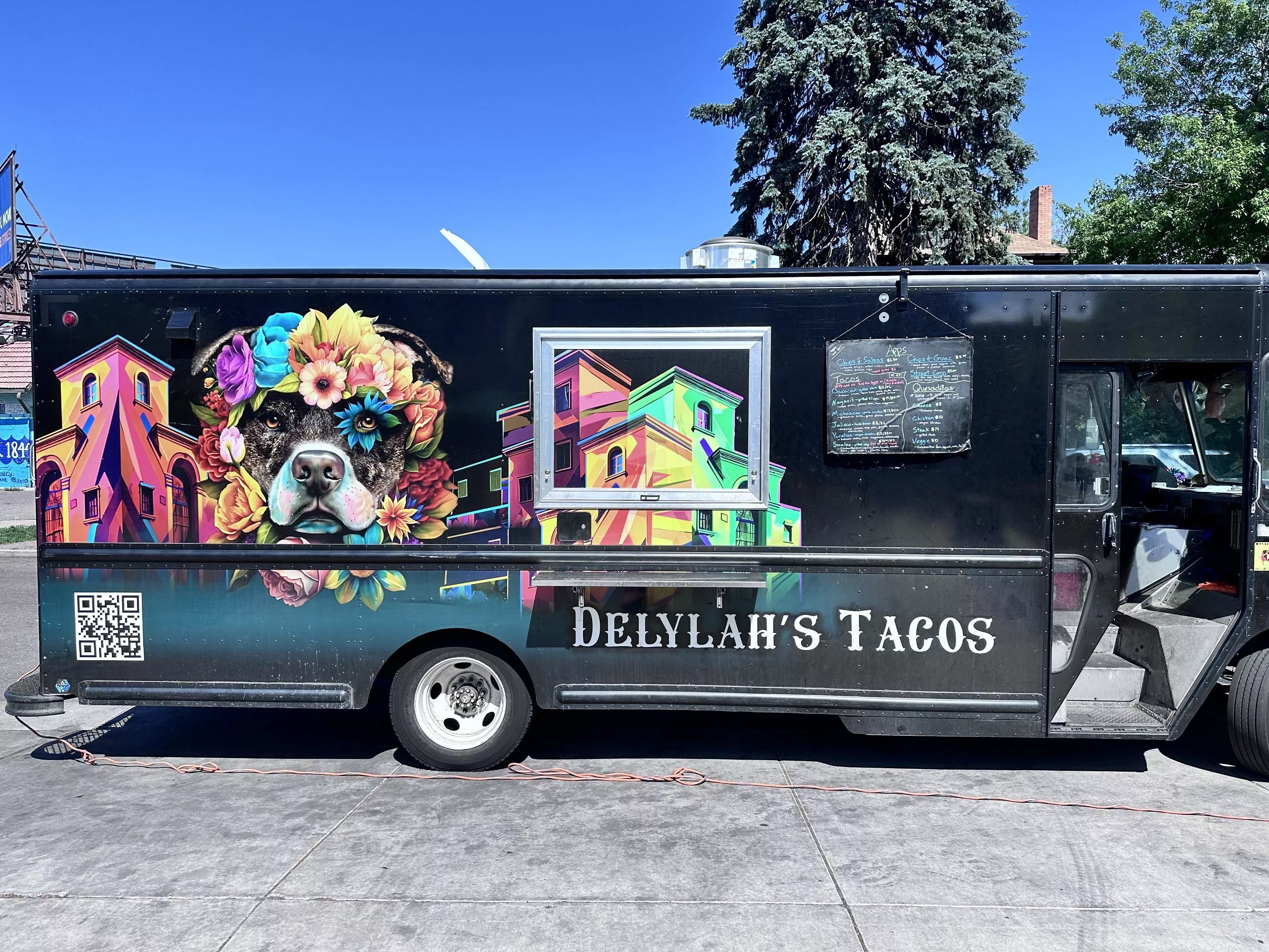 food truck with tacos