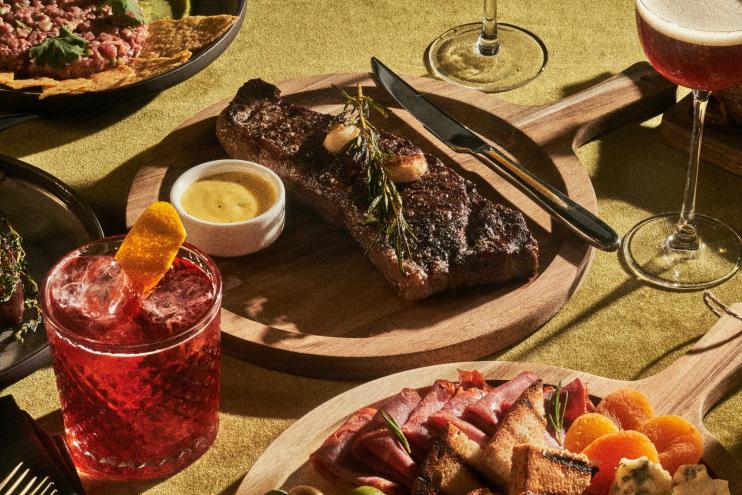 a steak