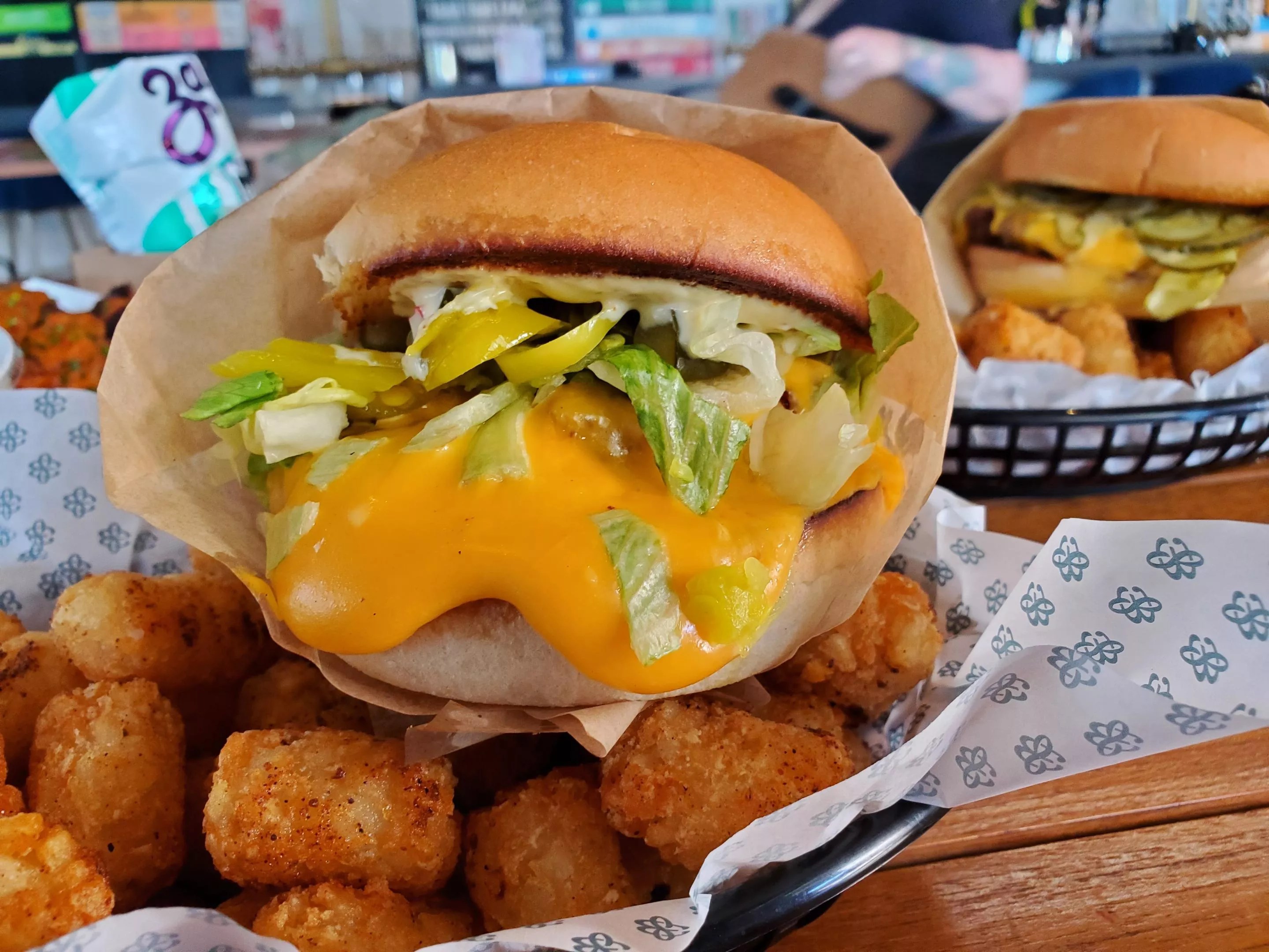 a cheeseburger